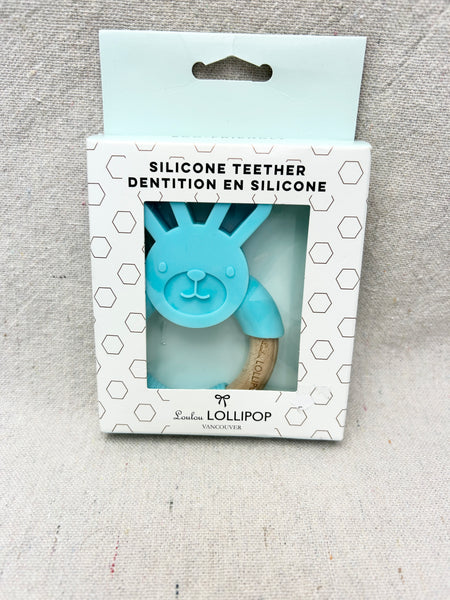 LOULOU LOLLIPOP • Bunny silicon teether