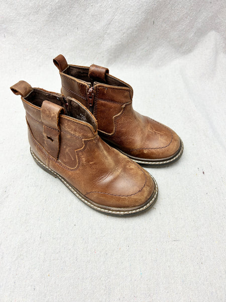 ZARA • Ankle boots, (EURO 24) TODDLER 8