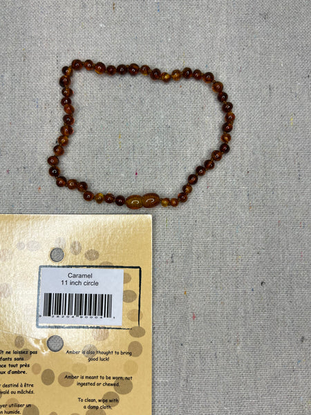 HEALING AMBER • Necklace, 11"