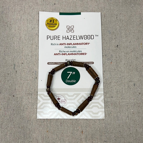 PURE HAZELWOOD • Double Bracelet, 7"